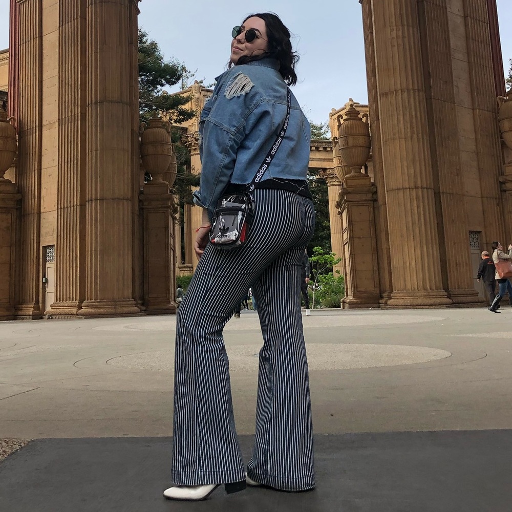 Flare Wide Leg Jeans